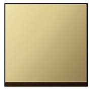 Накладка кнопочного свторегулятора System 55 Gira латунь