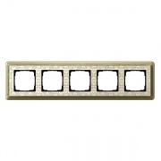 Рамка 5-ая Gira ClassiX Art Бронза/Кремовый