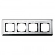 Рамка 4-ая Gira ClassiX Art Хром/Хром
