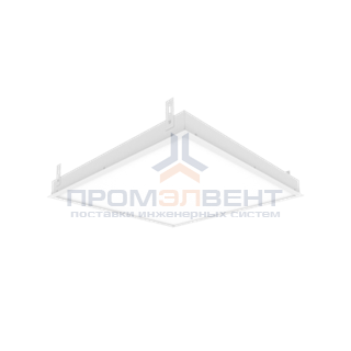 Светодиодный светильник "ВАРТОН" грильято подвесной 588*588*50мм 54 ВТ 4000К с планками для подвеса С РАМКОЙ