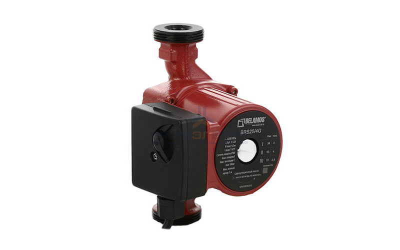 Насос циркуляционный Belamos HSS 32/4G - 0,08 кВт (однофазный, PN10, Qmax 34 л/мин, Hmax 4 м)