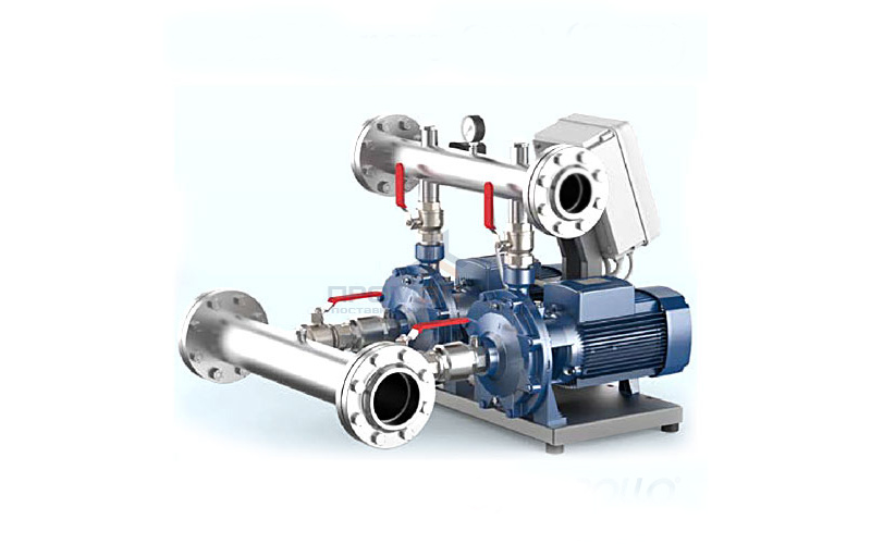 Насосная станция Pedrollo COMBIPRESS CB2-2CP 40/180B - 2x5.5кВт(3x400/690 В,Qmax 800л/мин,Hmax 73м)