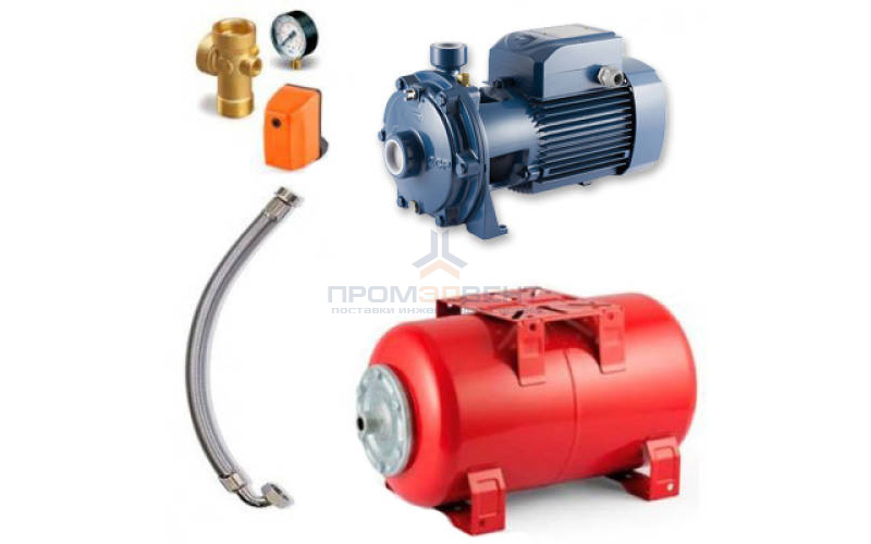 Насосная станция Pedrollo HYDROFRESH 2Cpm 25/130N-24 CL - 0,75 кВт (Qmax 100 л/мин, 1x230В, с/х)