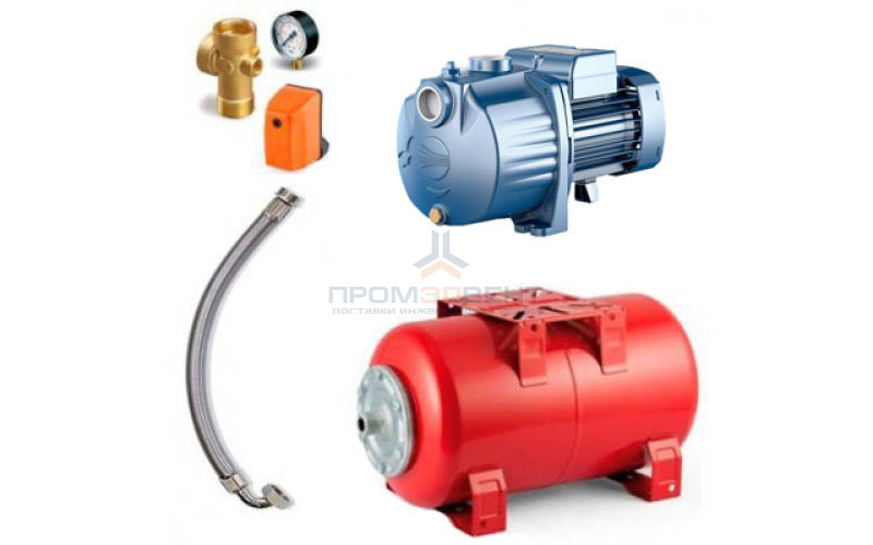 Насосная станция Pedrollo HYDROFRESH 3Cpm 80C-24 CL - 0,45 кВт (Qmax 80 л/мин, 1x230В)