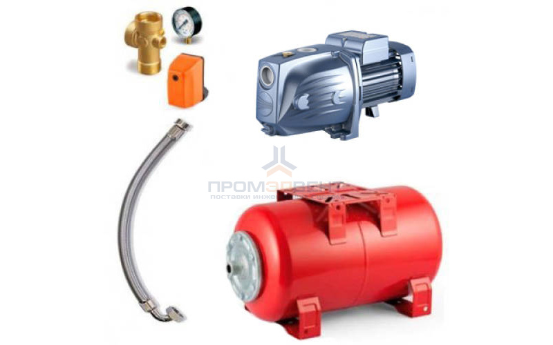 Насосная станция Pedrollo HYDROFRESH JSWm 2A-24 CL - 1,10кВт (Qmax 70 л/мин, 1x230В)