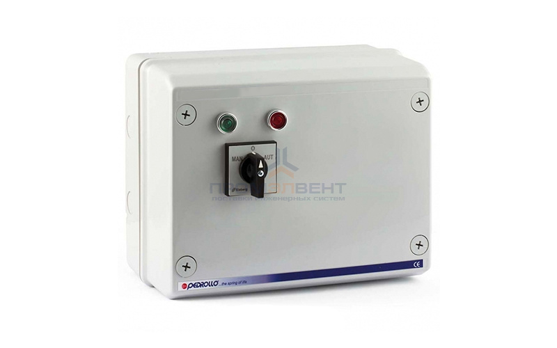 Пульт управления Pedrollo QES 200 - 1,5 кВт (трехфазный, 5,2 А)