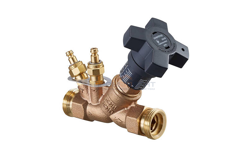 Вентиль регулирующий Oventrop Hydrocontrol STR (25 бар) - Ду20 MF (со стяжным кольцом Regusol)