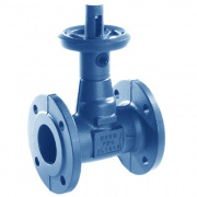 Клапан запорный KSB BOA-Compact - Ду65 (ф/ф, PN16, Tmax 120°C, чугун, сальниковое уплотнение)