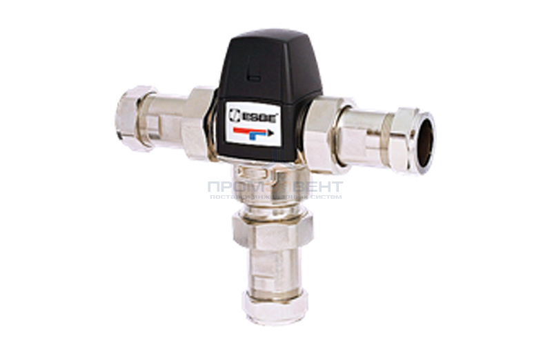 Клапан термостатический смесительный ESBE VTA533 - CPF22мм (компрессионное подключение, с переходником НР 1