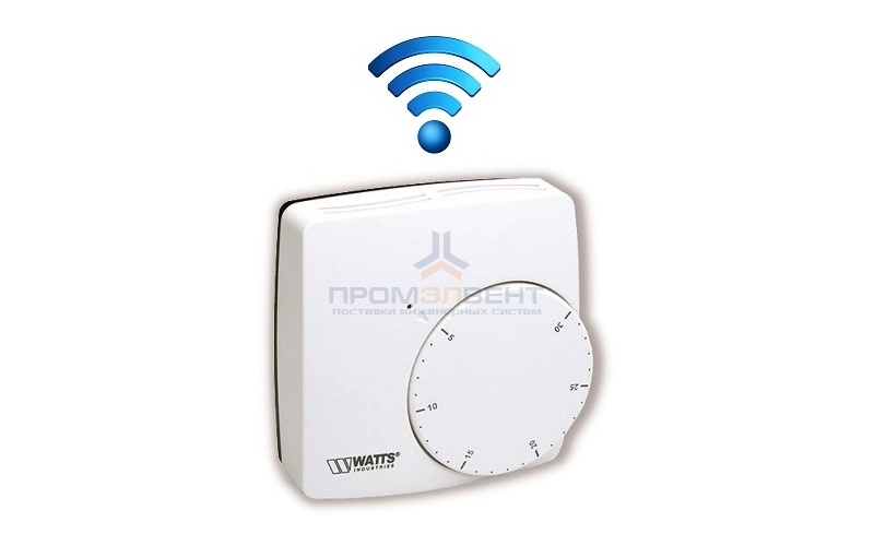 Радиотермостат комнатный WATTS WFHT-RF BASIC (двухрежимный, работа на частоте 433,92 МГц)