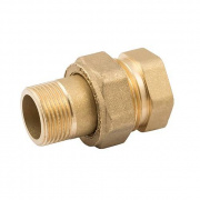 Сгон прямой американка ELSEN METALIT EBF26 - 1"1/4 (НР/ВР, плоское уплотнение)