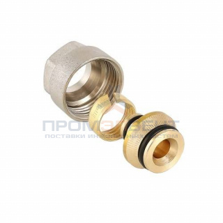 Соединение резьбозажимное VALTEC VT.4420.NVE - 16x2.0 x 3/4"EK (для металлопластиковых труб)