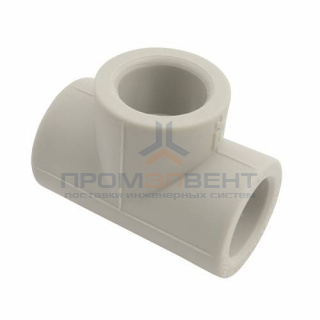 Тройник FV-Plast - 40 (для полипропиленовых труб под пайку, цвет серый)