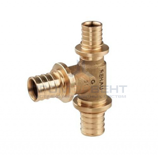 Тройник переходной REHAU PLATINUM - 25 x 20 x 20 (бронза, для труб из сшитого полиэтилена RAUTITAN)