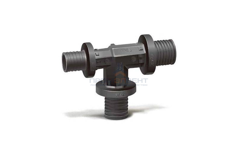 Тройник переходной Varmega Slide-fit - 25 x 16 x 25 (для труб из сшитого полиэтилена)