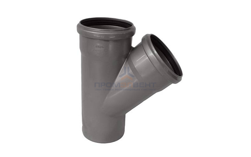 Тройник с отводом на 45° СИНИКОН Standart - 40 (для системы внутренней канализации)