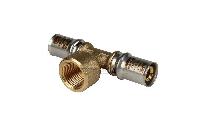 Тройник с переходом на внутреннюю резьбу STOUT - 20 x 1/2