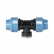 Тройник с переходом на внутреннюю резьбу UNIDELTA 1007 - 20 x 1/2" (винтовой, для труб ПНД)