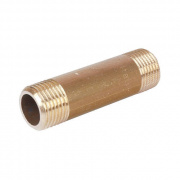 Удлинитель резьбовой STOUT - 3/4" длина 65 мм (НР/НР, латунь без покрытия)