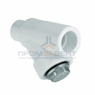 Фильтр грубой очистки KALDE - 20 (под пайку внутренняя/наружная для полипропиленовых труб, белый)
