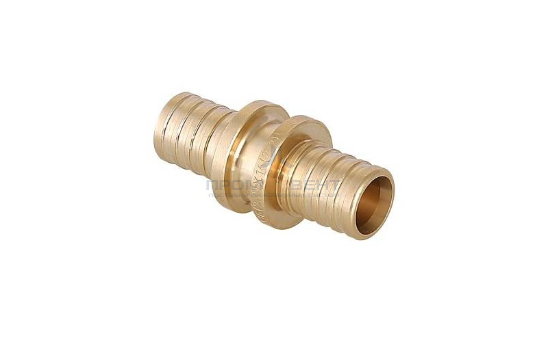 Муфта VALTEC VTm.403.G - 16 (для труб из сшитого полиэтилена, латунь)