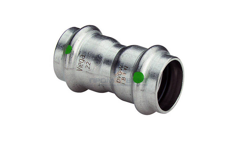 Муфта Viega Sanpress Inox 2315 - 15 (нержавеющая сталь)