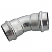 Отвод 45° Conex Banninger PC 5041 - 18 (оцинкованная сталь)