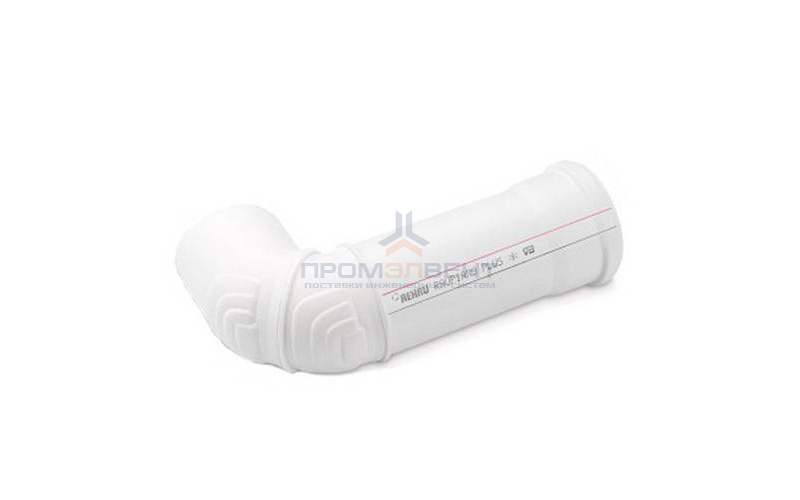 Отвод 87° с удлинением для манжеты REHAU RAUPIANO PLUS - 90 (для системы внутренней канализации)