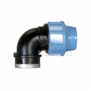 Переход на внутреннюю резьбу угловой UNIDELTA 1009 - 32 x 1/2" (винтовой, для труб ПНД)