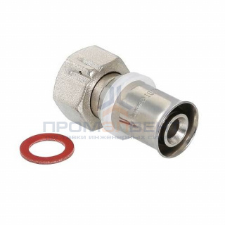 Переход на накидную гайку VALTEC VTm.222 - 32 x 1"1/4 (прессовой, для металлопластиковых труб)