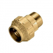 Переход на наружную резьбу Tiemme COBRARING 3460CR - 50 x 1"1/2 (винтовой, для полиэтиленовых труб)