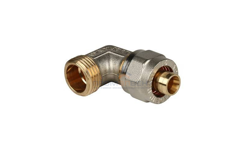 Переход на наружную резьбу угловой STOUT - 20 x 3/4