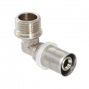 Переход на наружную резьбу угловой VALTEC VTm.253 - 20 x 1/2" (прессовой, для металлопласт. труб)