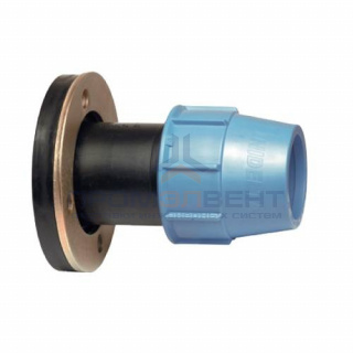 Переход на фланцевое соединение UNIDELTA 1011 - 90 x 3" (винтовой, для труб ПНД)