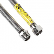 Подводка для газа гибкая сильфонная AYVAZ (Гайка/Штуцер) - 3/4" (длина 1500 мм)