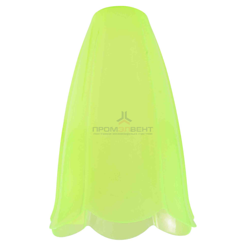 16-30 Плафон зеленый, пластиковый, под патрон Е27, O140х220мм.