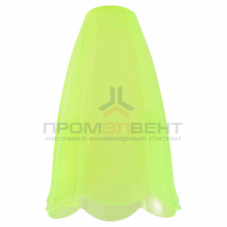 16-30 Плафон зеленый, пластиковый, под патрон Е27, O140х220мм.