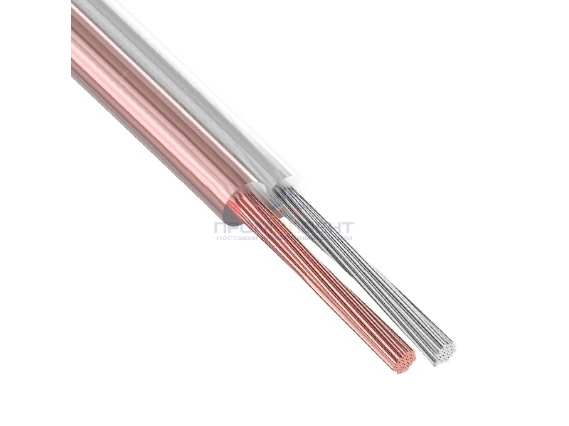 Кабель акустический 2х1,0 Rexant SILICON прозрачный