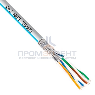 Кабель витая пара Cavel LAN 745 7a S/FTP 4x2x AWG23/1 PVC [бухта 100м]