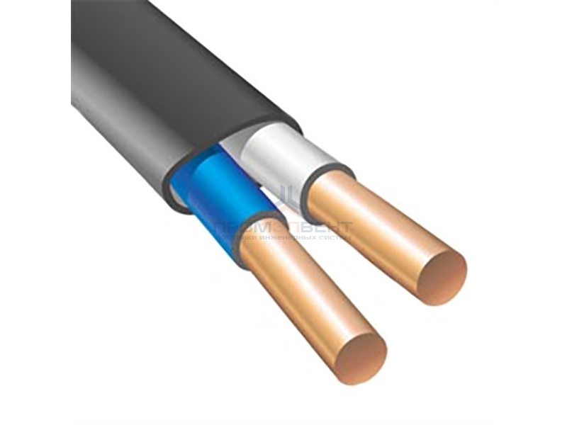 Кабель силовой ВВГнг(А)-LS 2х1,5 плоский ГОСТ 31996 (Электрокабель НН)