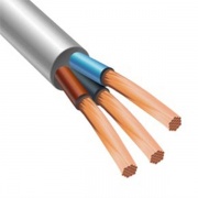 Провод ПВСнг(А)-LS 3х1,5 белый малодымный ("ЭКЗ" Электрокабель Кольчугинский Завод)