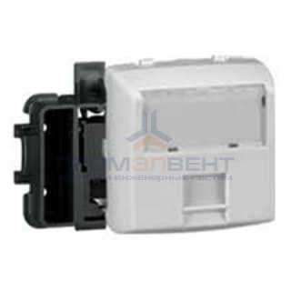 Розетка компьютерная Legrand Oteo RJ45 5-cat. белая