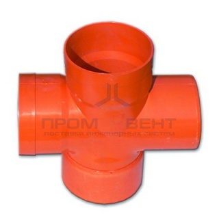 Крестообразное соединение для двустенных труб,90°, полипропилен, д.125 мм DKC