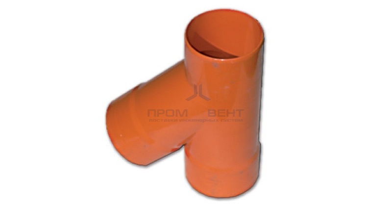 Тройник для двустенных труб,45°, полипропилен, д.110 мм DKC