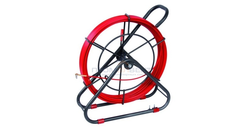 Устройство закладки кабеля на вращ. барабане,стеклопруток д.6мм, длина 80 м