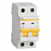 Автоматический выключатель ВА47-29 2Р 2А 4,5кА характеристика В ИЭК (автомат)