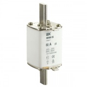 Плавкая вставка предохранителя ППНИ-35, габарит 1,   80А   ИЭК
