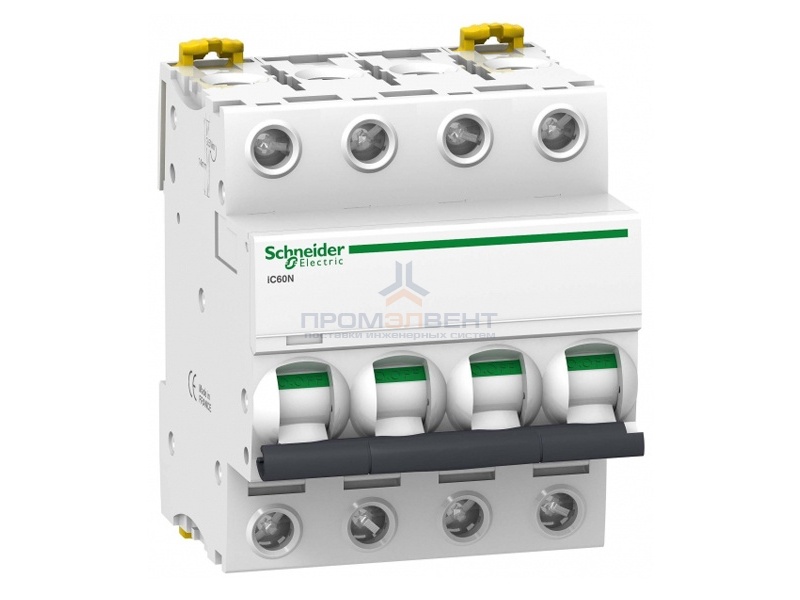 Автоматический выключатель Schneider Electric Acti 9 iC60N 4П 16A 6кА B (автомат)