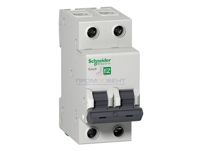 Автоматический выключатель Schneider Electric EASY 9 2П 25А B 4,5кА 230В (автомат)