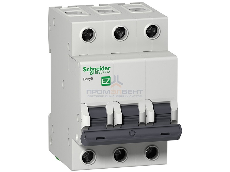 Автоматический выключатель Schneider Electric EASY 9 3П 40А С 4,5кА 400В (автомат)
